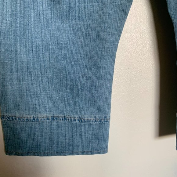 DANIELA TOBLER CROPPED BLUE JEANS SIZE 35 - Picture 5 of 9